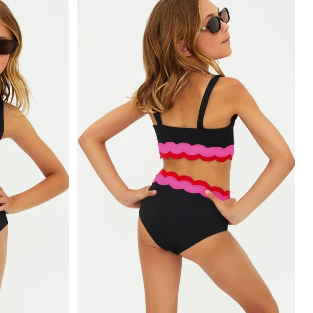 GIRLS BEACH RIOT LITTLE MARIN&HARRIET SET ELECTRIC WAVE  /SIZE:9/10